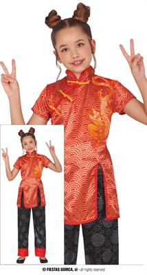 COSTUME CINESE BAMBINA TG. 5-6 ANNI
