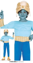 COSTUME GENIO DELLA LAMPADA BAMBINO TG. 5-6 ANNI