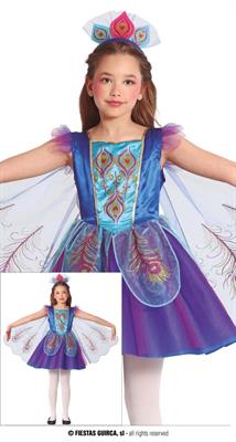 COSTUME PAVONE BAMBINA TG. 10-12 ANNI