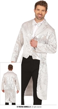 COSTUME FRAC ARGENTO ADULTO TG. 52-54 L