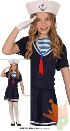COSTUME MARINAIA BAMBINA TG. 7-9 ANNI