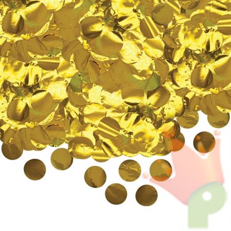 CORIANDOLI TONDI IN FOIL ORO METAL 50 GR