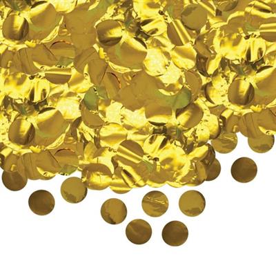 CORIANDOLI TONDI IN FOIL ORO METAL 50 GR
