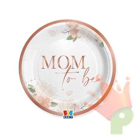 PIATTI MOM TO BE 18 CM 6 PZ