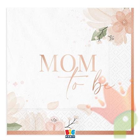 TOVAGLIOLI MOM TO BE 33X33 CM 16 PZ