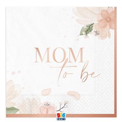 TOVAGLIOLI MOM TO BE 33X33 CM 16 PZ