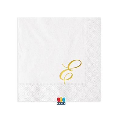 TOVAGLIOLI LETTERA E 25X25 16 PZ