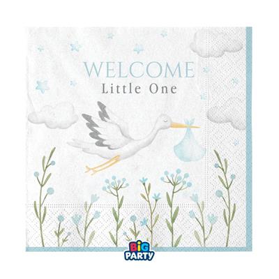 TOVAGLIOLI CICOGNA CELESTE WELCOME LITTLE ONE 16 PZ 33X33