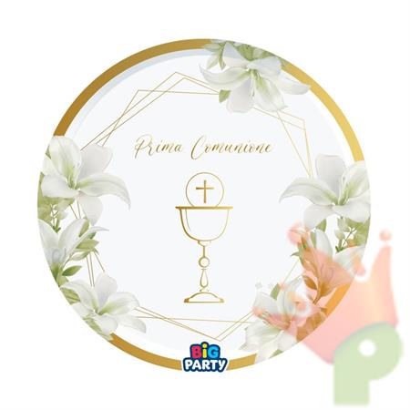 PIATTI COMUNIONE GEOMETRIC 6 PZ 24 CM