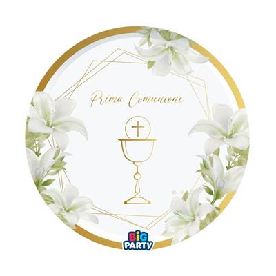 PIATTI COMUNIONE GEOMETRIC 6 PZ 24 CM