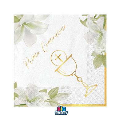 TOVAGLIOLI COMUNIONE GEOMETRIC 16 PZ 25X25 CM
