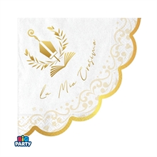 TOVAGLIOLI CRESIMA ELEGANT 25X25 CM 16 PZ
