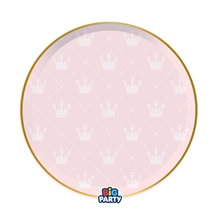 PIATTI PRINCIPESSA ROSA 6 PZ 24 CM