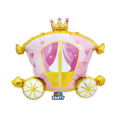 PALLONCINO MYLAR CARROZZA PRINCIPESSA 74X63 CM