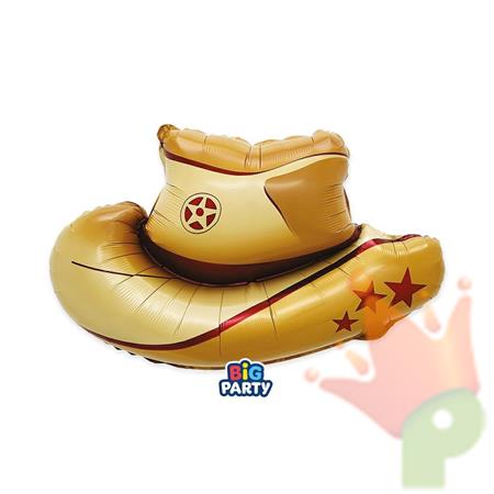 PALLONCINO MYLAR CAPPELLO COWBOY 62X48 CM