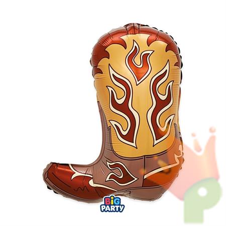 PALLONCINO MYLAR STIVALE DA COWBOY 45X58 CM