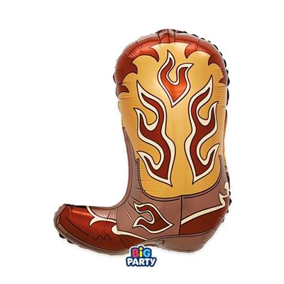 PALLONCINO MYLAR STIVALE DA COWBOY 45X58 CM
