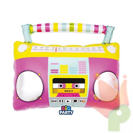 PALLONCINO MYLAR MUSIC PARTY 57X59 CM