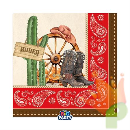 TOVAGLIOLI TEMA WESTERN COWBOY 33X33 16 PZ