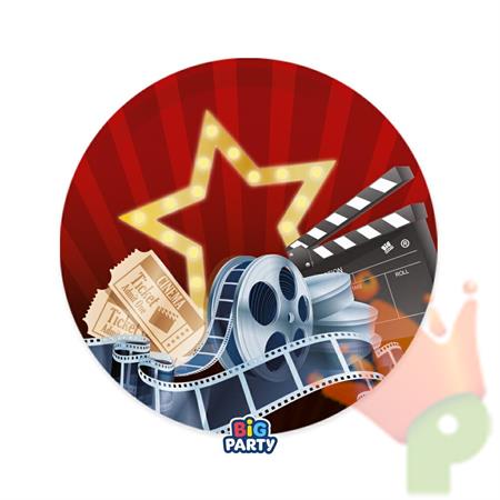 PIATTI CINEMA 18 CM 6 PZ