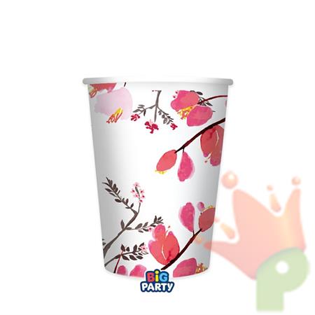 BICCHIERI DECO FIORI DI CILIEGIO 250 CC 6 PZ