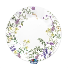 PIATTI FLOWERS GARDEN 25 CM 6 PZ