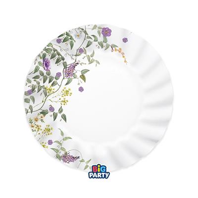 PIATTI FLOWERS GARDEN 20 CM 6 PZ