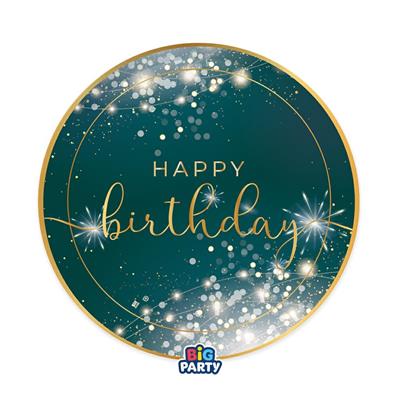 PIATTI HAPPY BIRTHDAY GLAMOUR 24 CM 6 PZ