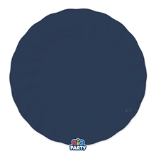 PIATTI IN CARTA WAVY BLUE NAVY 30 CM 6 PZ