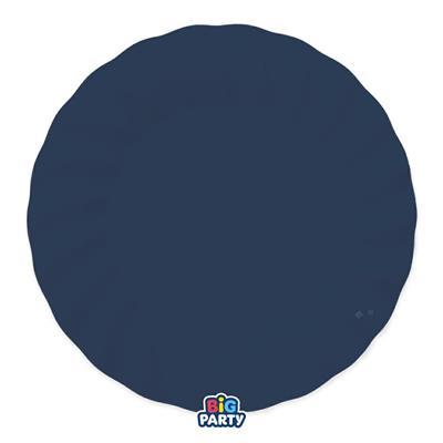 PIATTI IN CARTA WAVY BLUE NAVY 30 CM 6 PZ