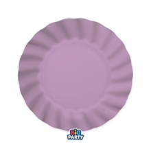 PIATTI IN CARTA WAVY LILLA 20 CM 6 PZ
