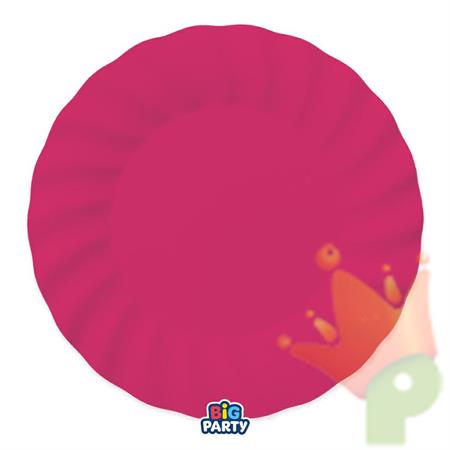 PIATTI IN CARTA WAVY CILIEGIA 30 CM 6 PZ