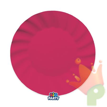 PIATTI IN CARTA WAVY CILIEGIA 25 CM 6 PZ