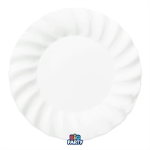 PIATTI IN CARTA WAVY BIANCO 30 CM 6 PZ