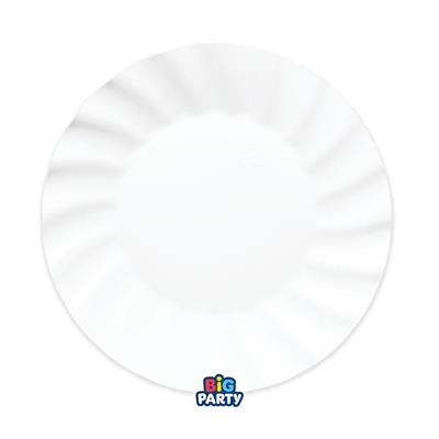 PIATTI IN CARTA WAVY BIANCO 25 CM 6 PZ
