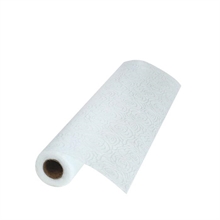 RUNNER TNT 40 CM X 5 MT ROSES BIANCA