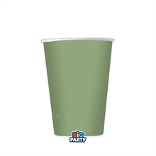 BICCHIERI WAVY VERDE OLIVA 250 CC 6 PZ