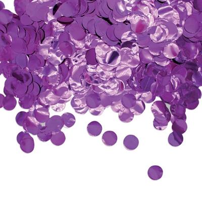 CORIANDOLI IN FOIL TONDI FUXIA METAL 2 CM 50 GR