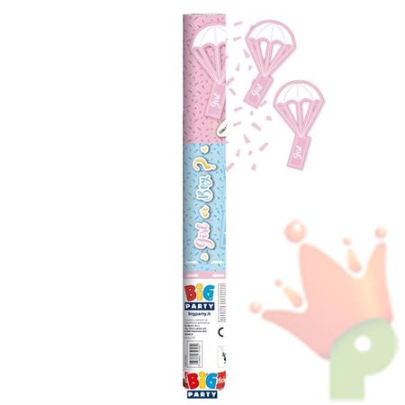 SPARACORIANDOLI GENDER REVEAL GIRL CON PARACADUTE 60 CM