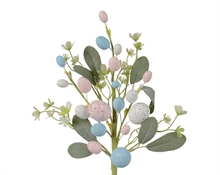 RAMO CON UOVA IN SCHIUMA DECORATE H .45 CM