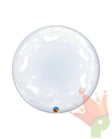 PALLONCINO DECO BUBBLE PIEDINI 61 CM