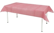 TOVAGLIA TNT VICHY QUADRETTI ROSSO BIANCO 120CMX5 MT