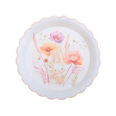 PIATTI DECORO PASQUA CONIGLIETTO 23 CM 10 PZ