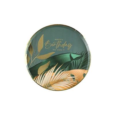 PIATTI HAPPY BIRTHDAY GIUNGLA 22,5 CM 10 PZ