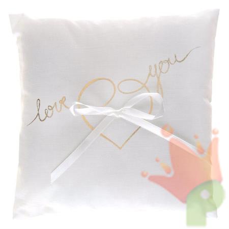 CUSCINO PER FEDI JUST MARRIED 18X18 CM