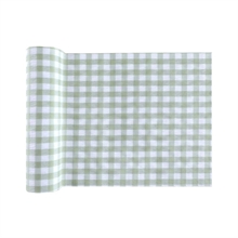 RUNNER DA TAVOLO VICHY VERDE 26CMX3MT