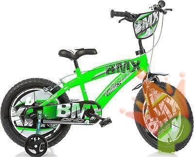 BICICLETTA 14 BMX VERDE