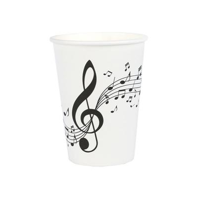 BICCHIERI NOTE MUSICALI 10 PZ 27 CL