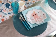 TOVAGLIETTE ROTONDE BLU 34 CM 50 PZ