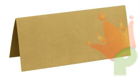 SEGNAPOSTO IN CARTA ORO 7X3 CM 10 PZ